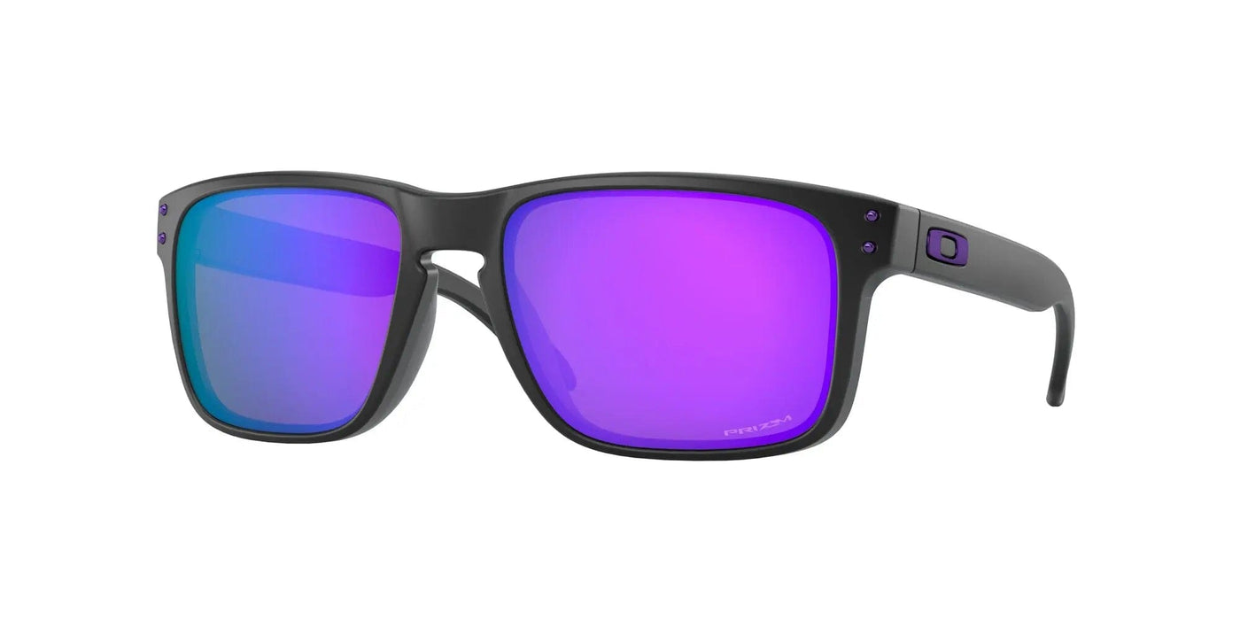 Oakley Holbrook Sunglasses (Matte Black with Prizm Violet) Surface2Air Sports