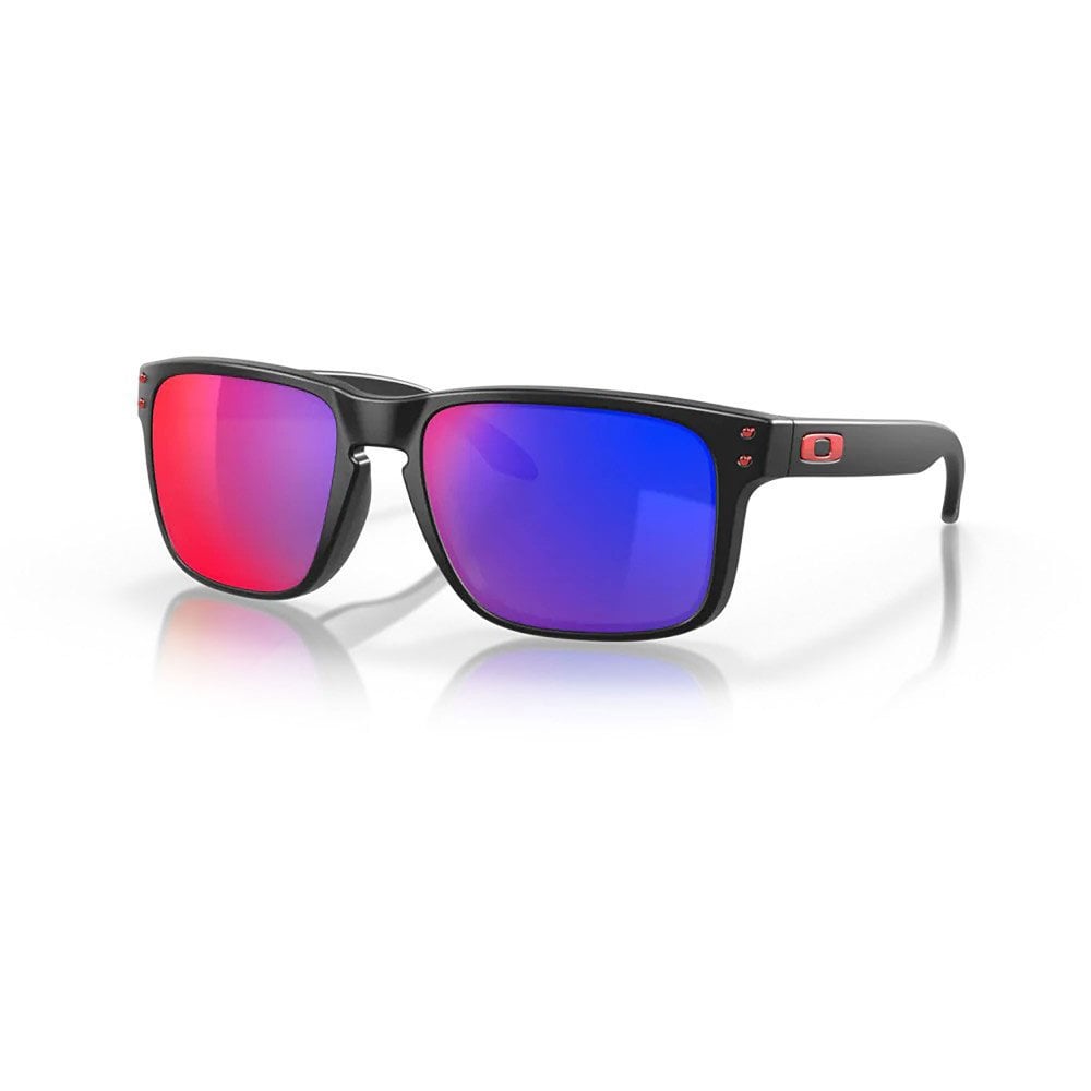 Oakley Holbrook Sunglasses (Matte Black with Red Iridium) S2AS