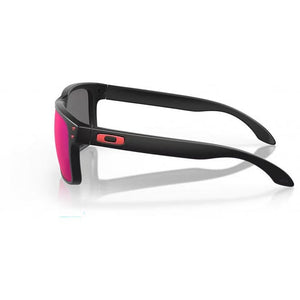 Oakley Holbrook Sunglasses (Matte Black with Red Iridium) S2AS