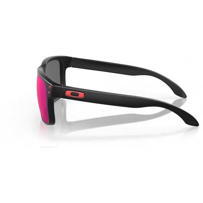 Oakley Holbrook Sunglasses (Matte Black with Red Iridium) S2AS