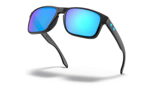 Oakley Holbrook Sunglasses Polished Black With Prizm Sapphire S2AS