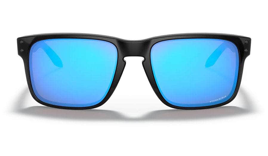 Oakley Holbrook Sunglasses Polished Black With Prizm Sapphire S2AS