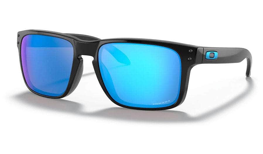 Oakley Holbrook Sunglasses Polished Black With Prizm Sapphire S2AS
