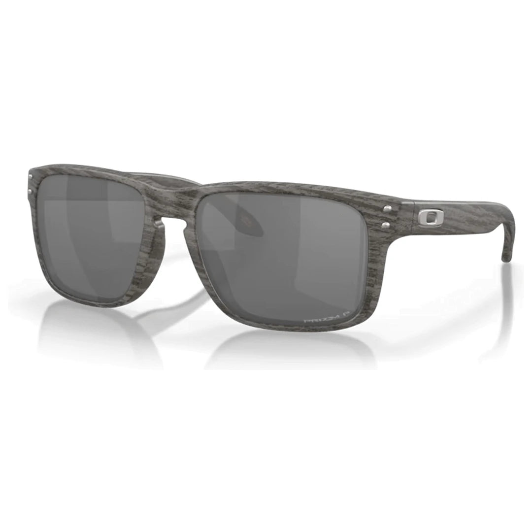 Oakley Holbrook Sunglasses (Woodgrain With Prizm Black Polarized) S2AS