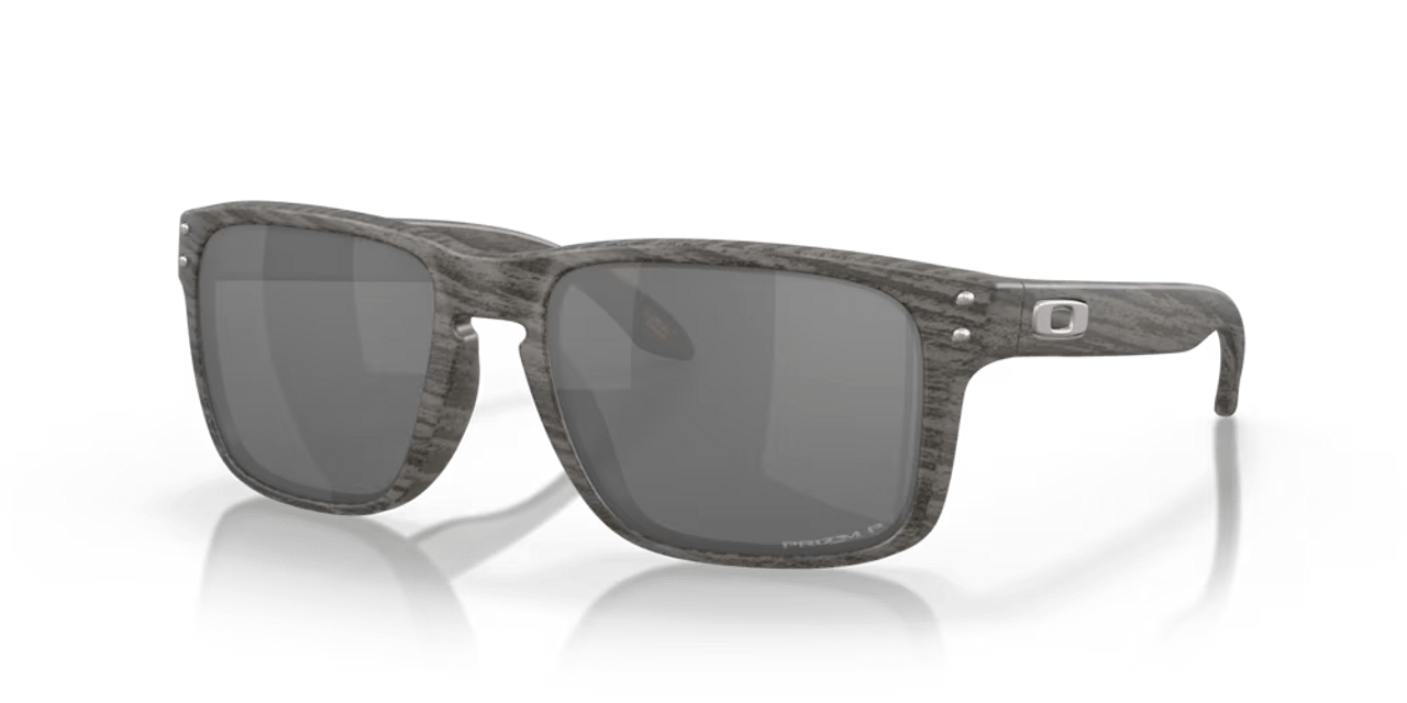 Oakley Holbrook Sunglasses (Woodgrain With Prizm Black Polarized) S2AS