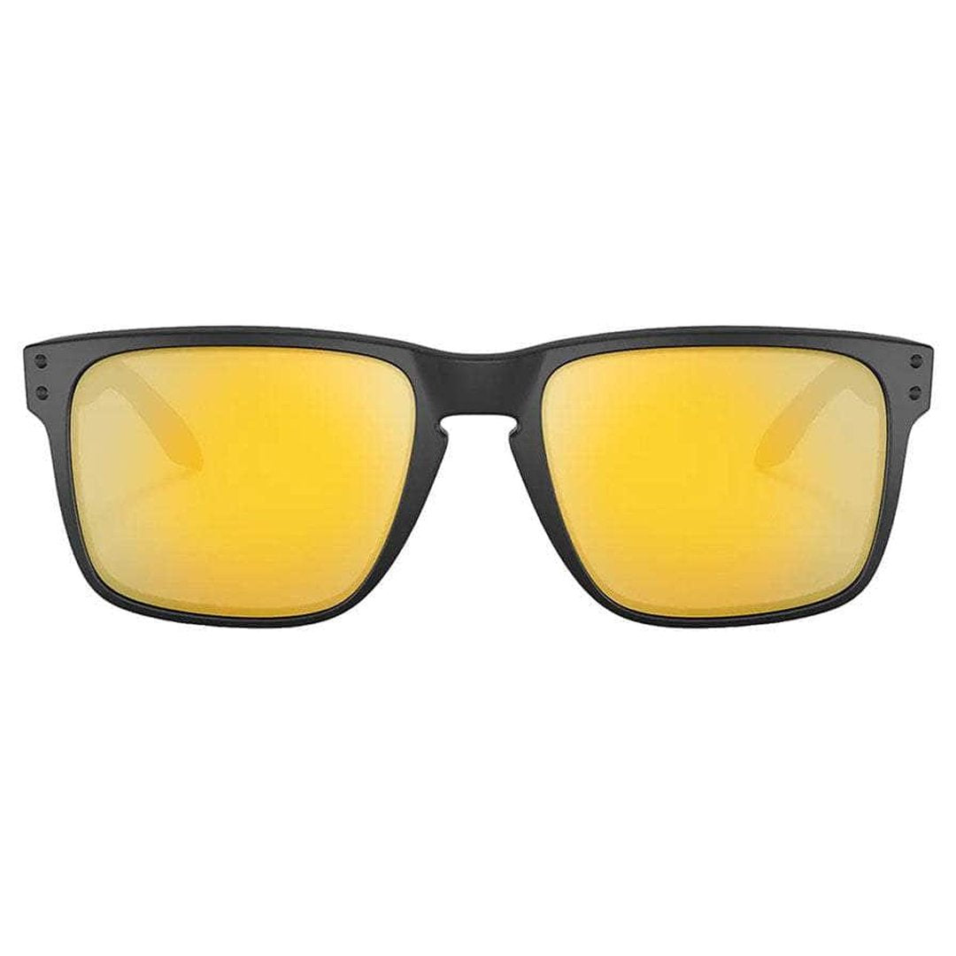 Oakley Holbrook XL Sunglasses (Matte black with Prizm 24K Polarised) S2AS