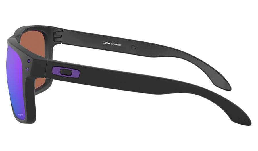 Oakley Holbrook XL Sunglasses (Matte Black with Prizm Violet) S2AS