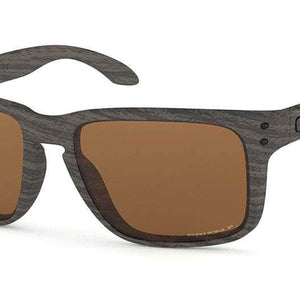 Oakley Holbrook XL Sunglasses (Woodgrain with Prizm Tungsten Polarised) S2AS