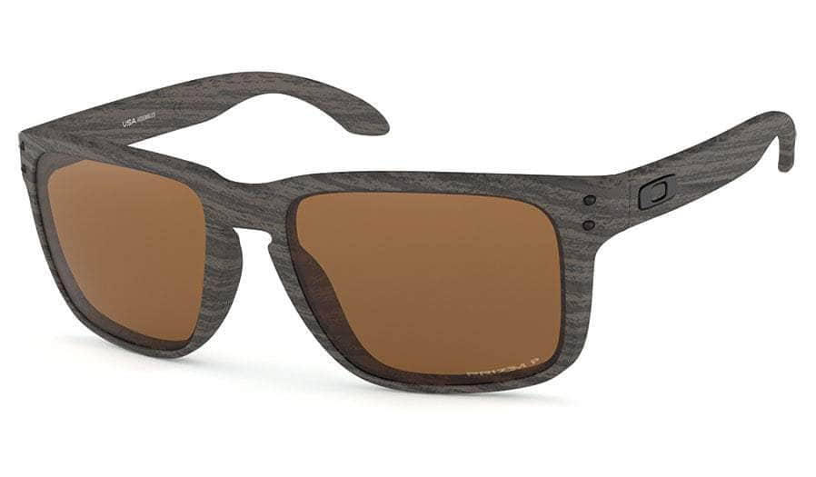 Oakley Holbrook XL Sunglasses (Woodgrain with Prizm Tungsten Polarised) S2AS