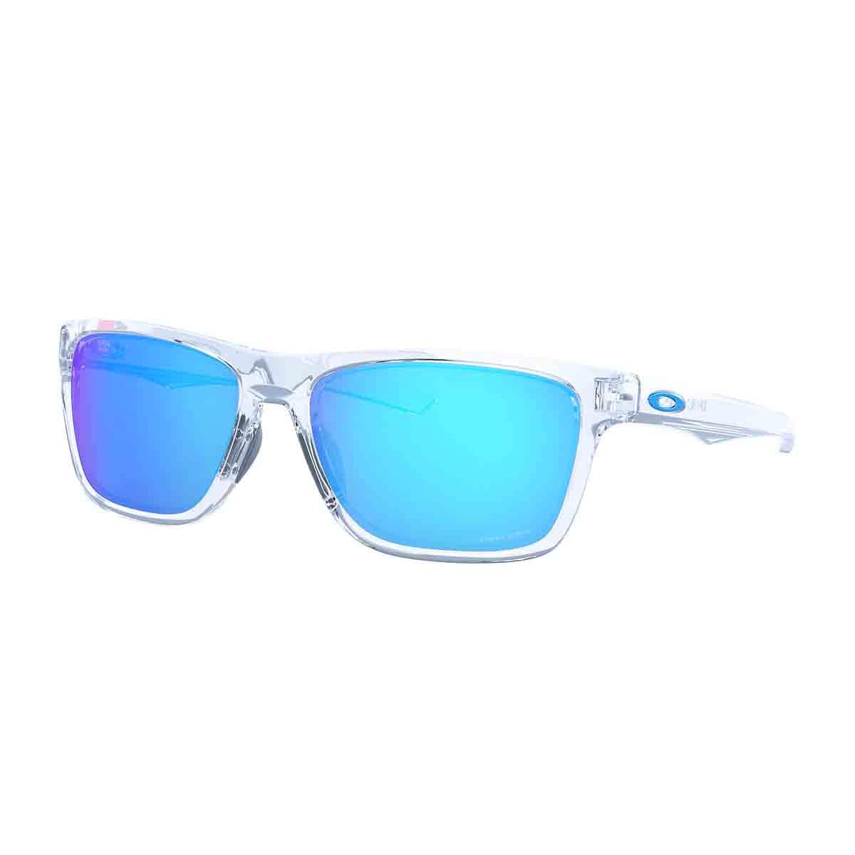 Oakley Holston Sunglasses (Polished Clear with Prizm Sapphire) OAKLEY
