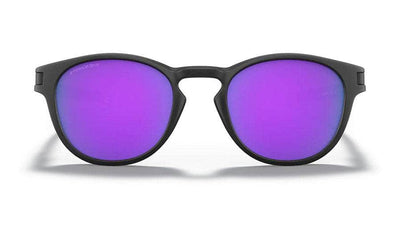 Oakley Latch Sunglasses (Matte Black with Prizm Violet) OAKLEY