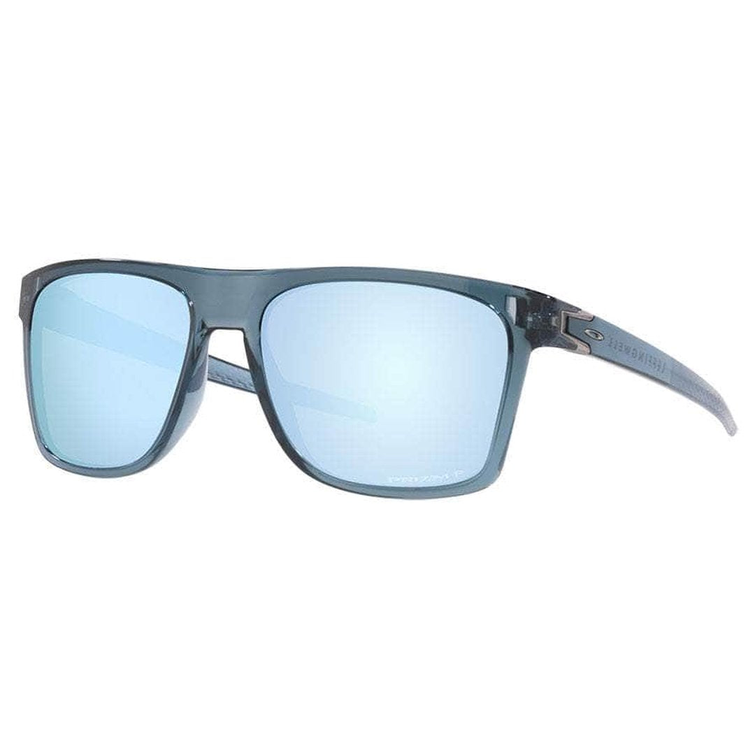 Oakley Leffingwell Sunglasses Crystal  Black Prizm deep Water S2AS