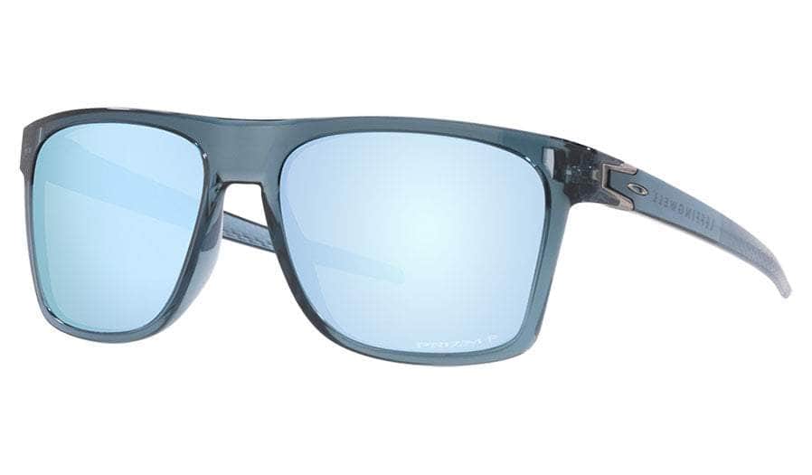 Oakley Leffingwell Sunglasses Crystal  Black Prizm deep Water S2AS