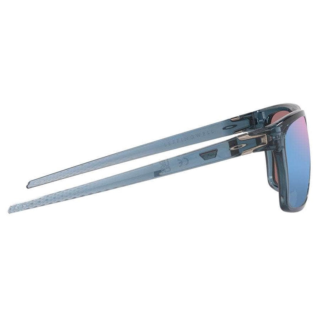 Oakley Leffingwell Sunglasses Crystal  Black Prizm deep Water S2AS
