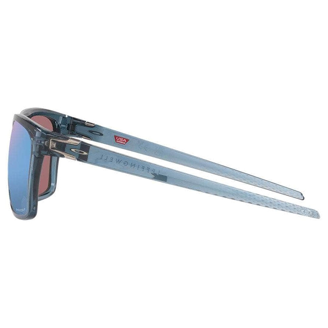 Oakley Leffingwell Sunglasses Crystal  Black Prizm deep Water S2AS