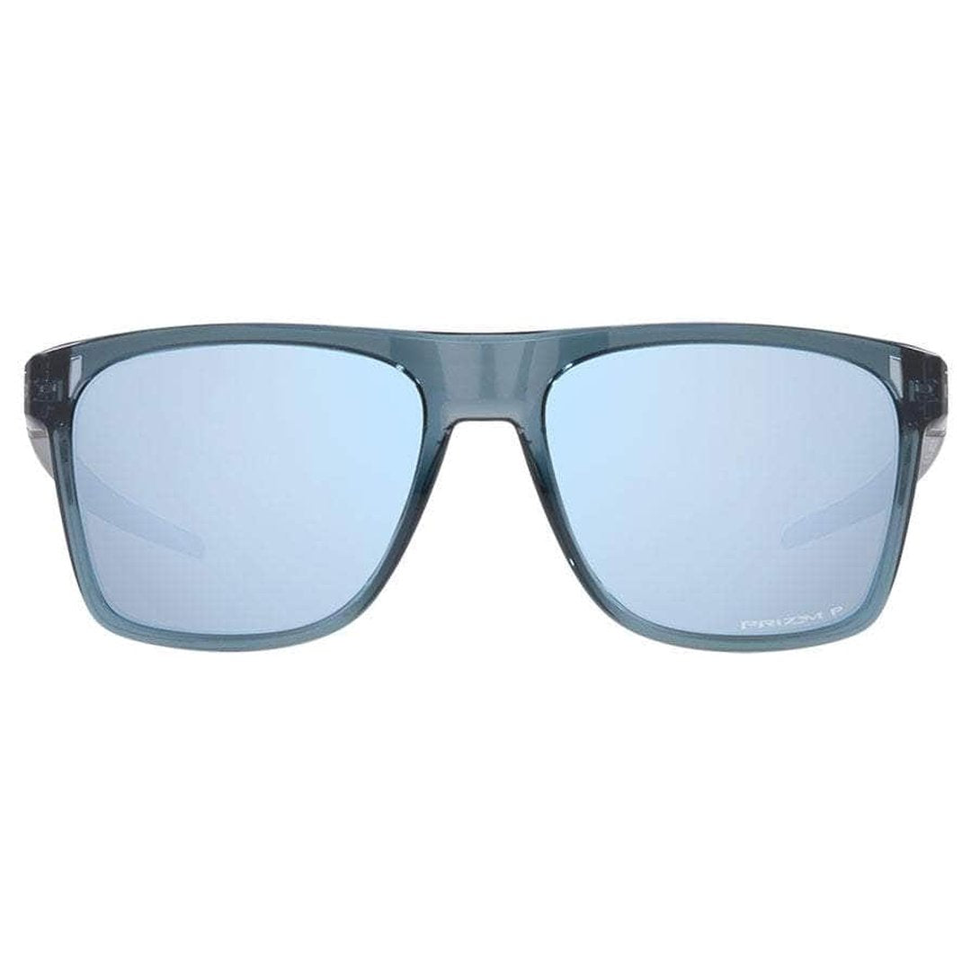 Oakley Leffingwell Sunglasses Crystal  Black Prizm deep Water S2AS