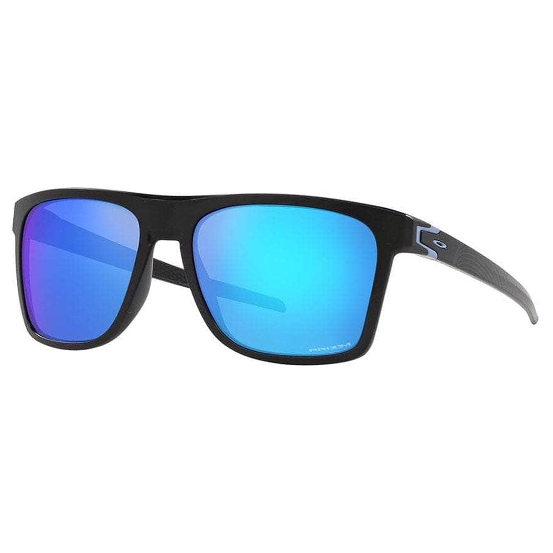 Oakley Leffingwell Sunglasses Matt Black Prizm Sapphire S2AS