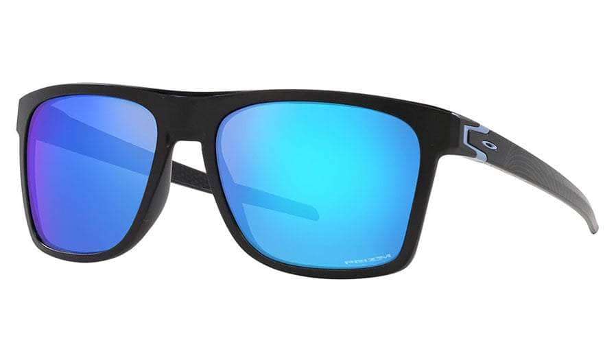 Oakley Leffingwell Sunglasses Matt Black Prizm Sapphire S2AS