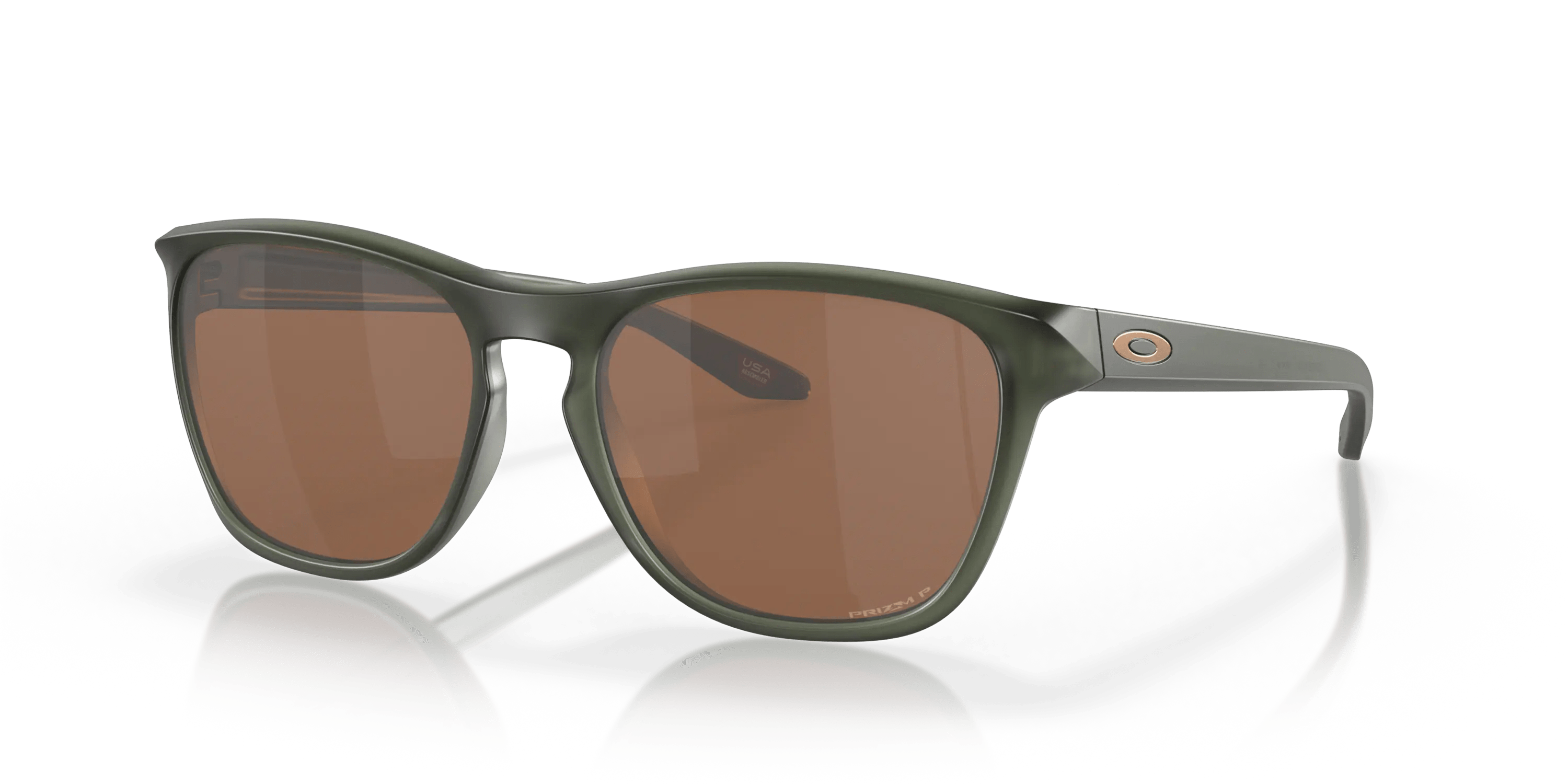 Oakley Manorburn Sunglasses (Matte Olive Ink with Prizm Tungsten Polarized) S2AS