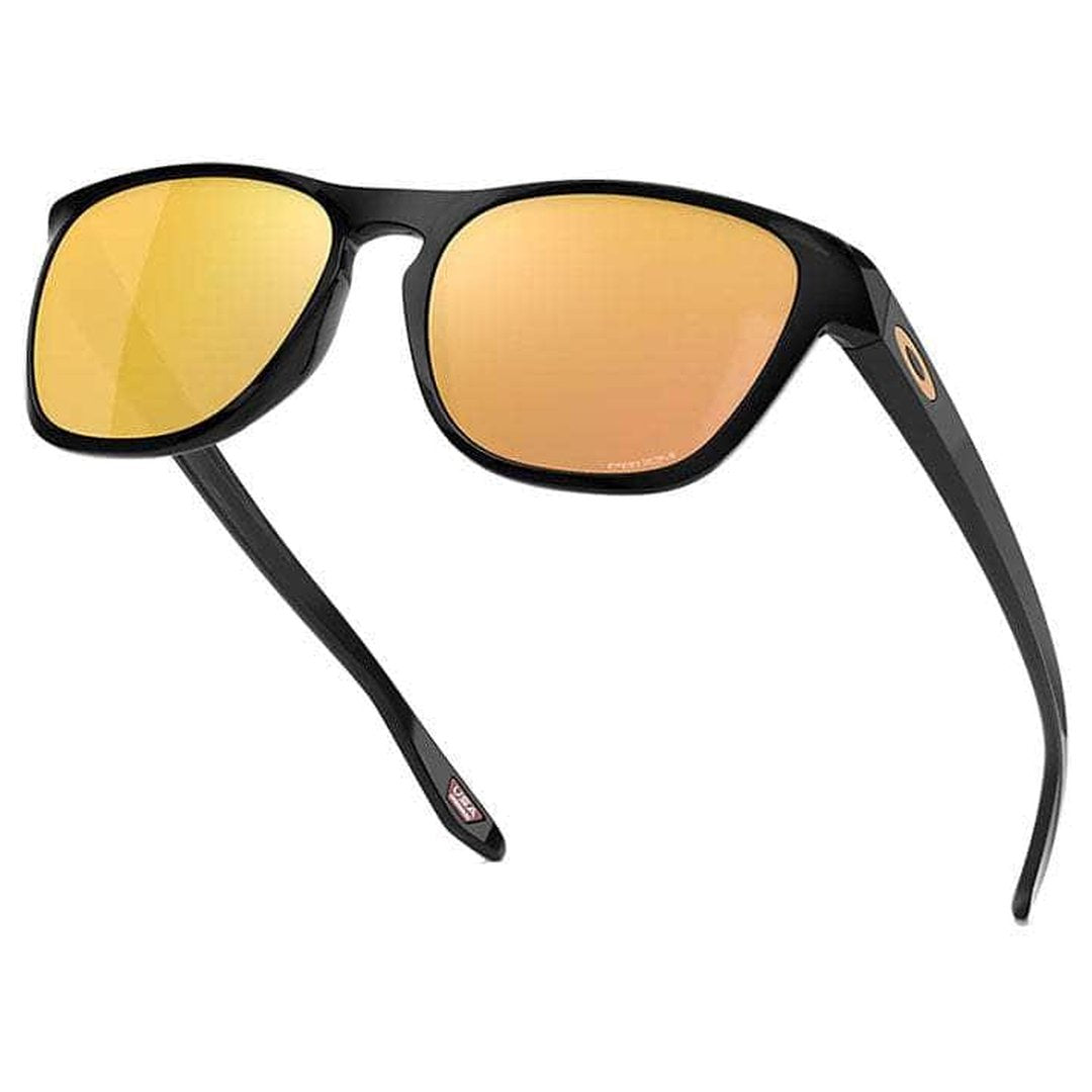 Oakley Manorburn Sunglasses (Polished Black with Prizm Rose Gold) S2AS