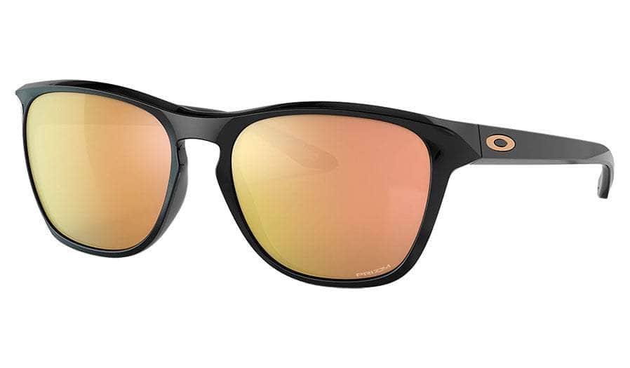 Oakley Manorburn Sunglasses (Polished Black with Prizm Rose Gold) S2AS