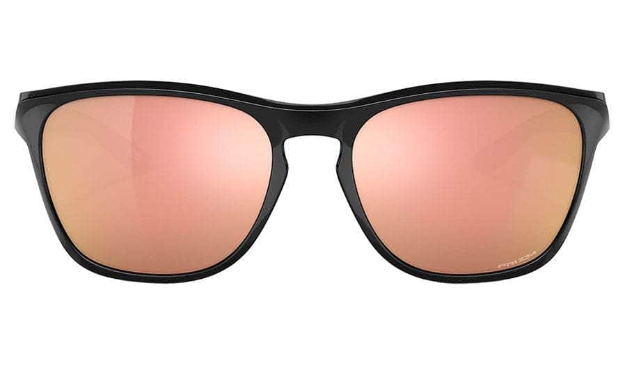 Oakley Manorburn Sunglasses (Polished Black with Prizm Rose Gold) S2AS