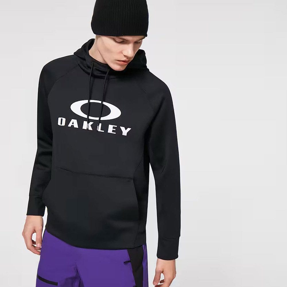 Oakley Mens Sierra DWR Fleece Hoody 2.0 / Blackout OAKLEY