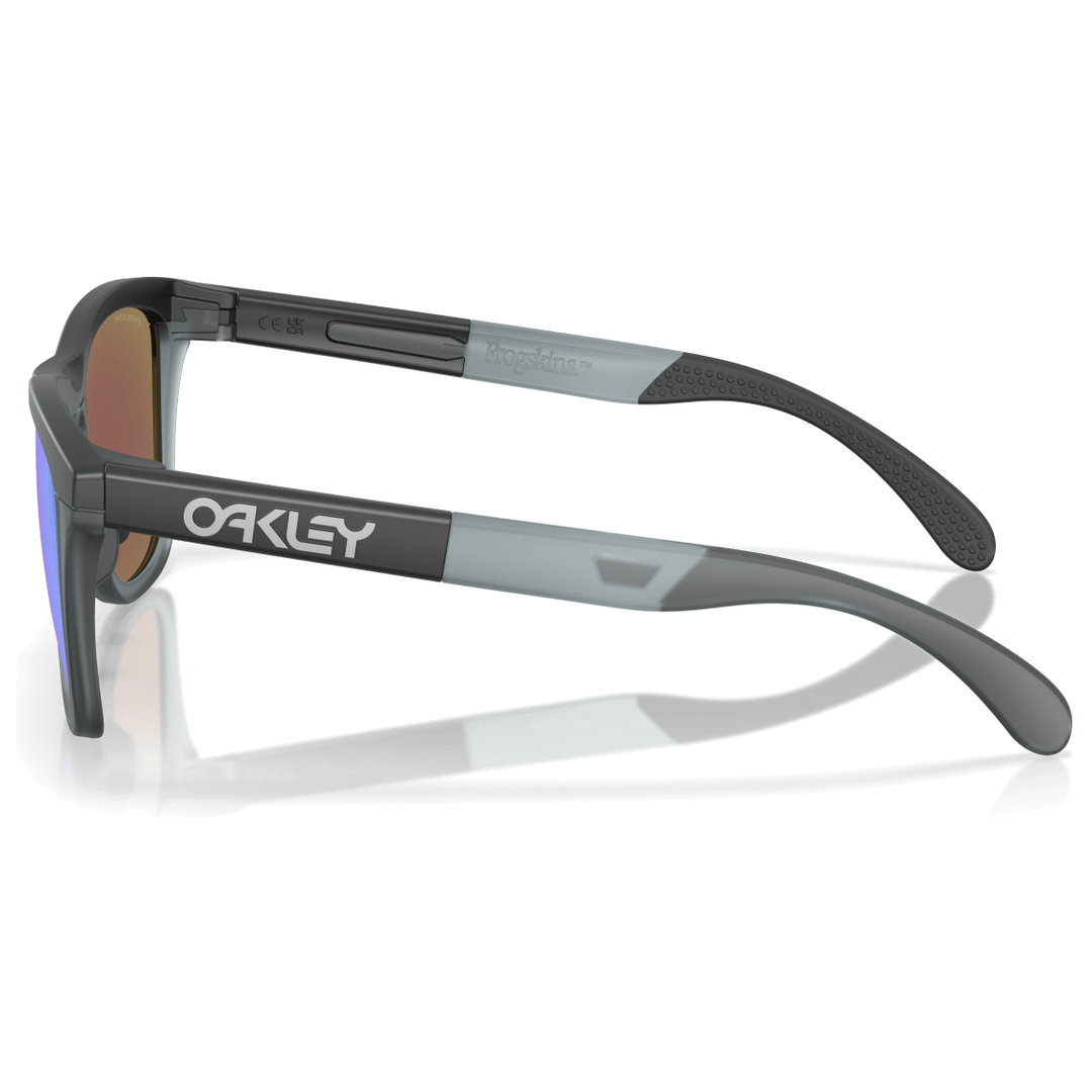 Oakley OO9284 Frogskins Range Sunglasses Crystal Black Surface2Air Sports