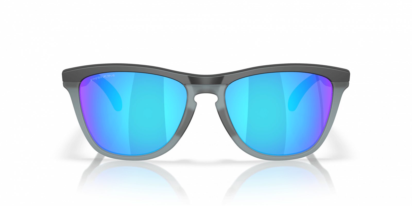 Oakley OO9284 Frogskins Range Sunglasses Crystal Black Surface2Air Sports