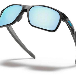Oakley Portal X Sunglasses (Polished Black with Prizm Deep water Polarised) S2AS