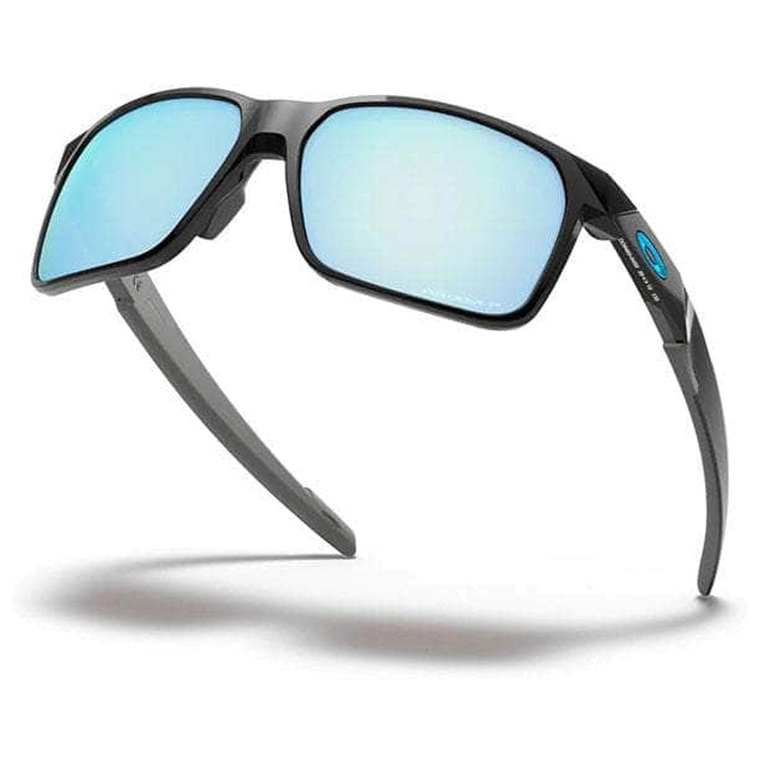 Oakley Portal X Sunglasses (Polished Black with Prizm Deep water Polarised) S2AS