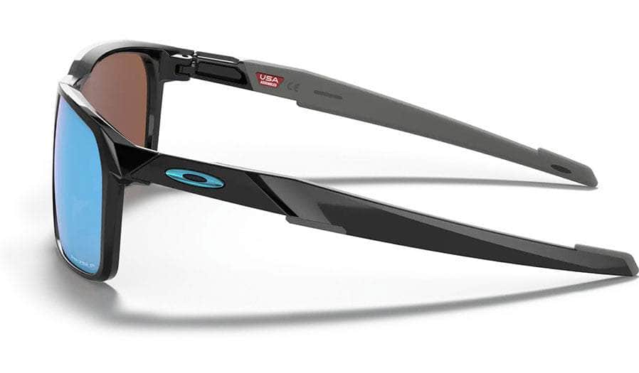 Oakley Portal X Sunglasses (Polished Black with Prizm Deep water Polarised) S2AS