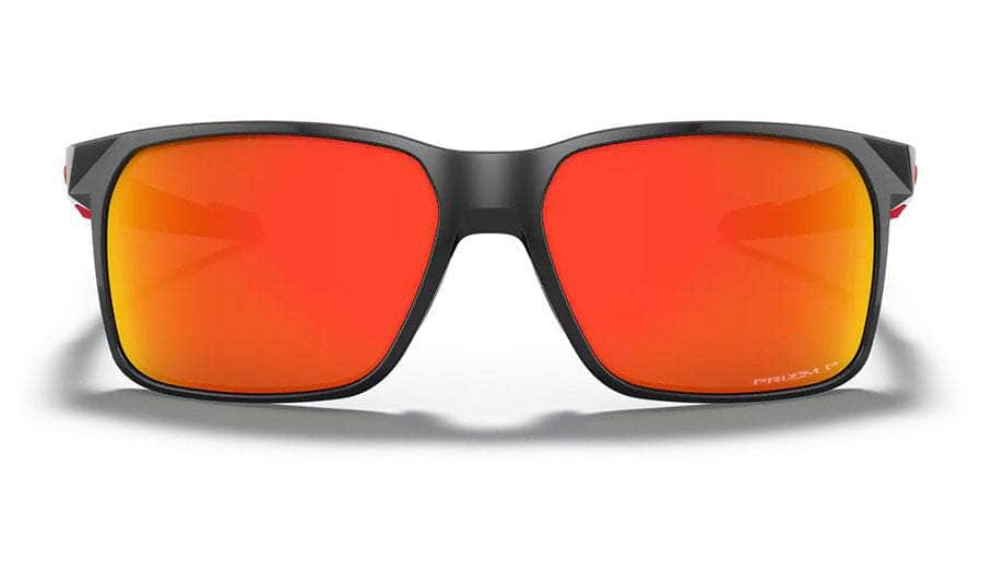 Oakley Portal X Sunglasses (Polished Black with Prizm Ruby Polarised) S2AS