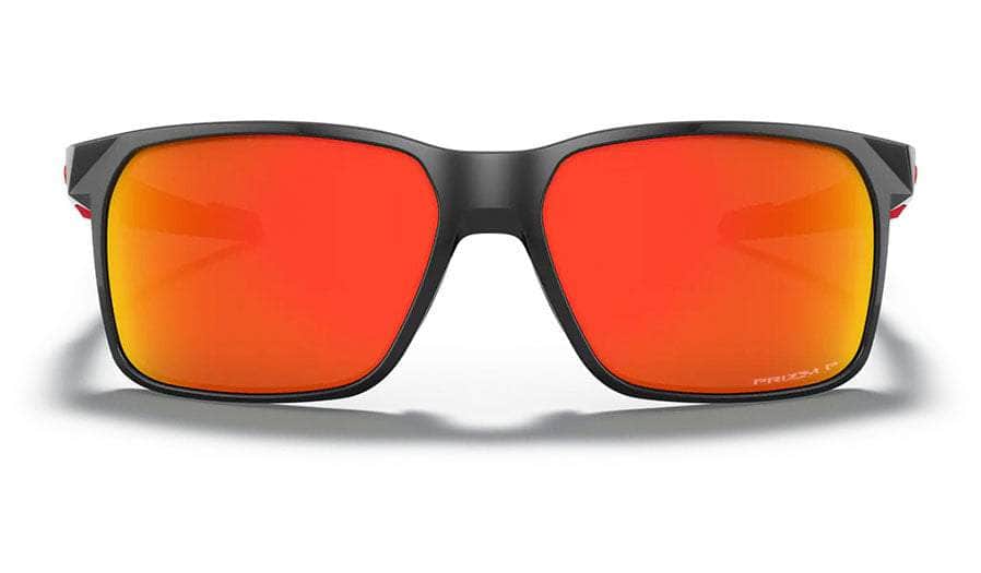 Oakley Portal X Sunglasses (Polished Black with Prizm Ruby Polarised) OAKLEY