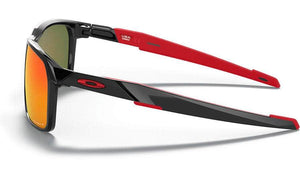 Oakley Portal X Sunglasses (Polished Black with Prizm Ruby Polarised) S2AS