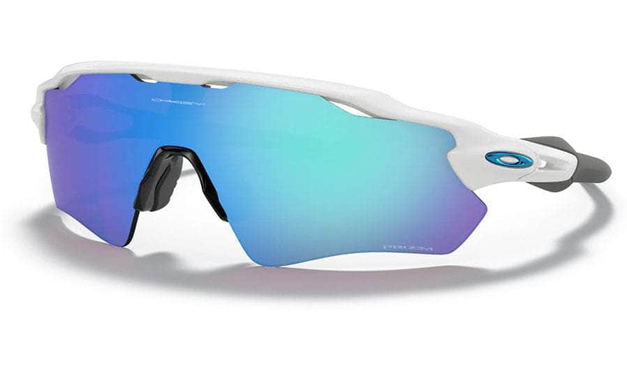 Oakley Radar EV Path Sunglasses (Polished white with Prizm Sapphire) S2AS