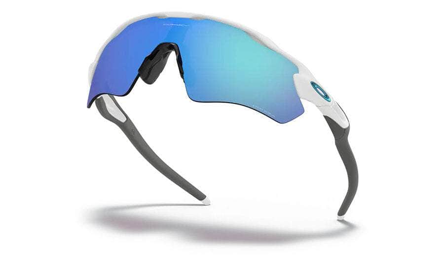 Oakley Radar EV Path Sunglasses (Polished white with Prizm Sapphire) S2AS