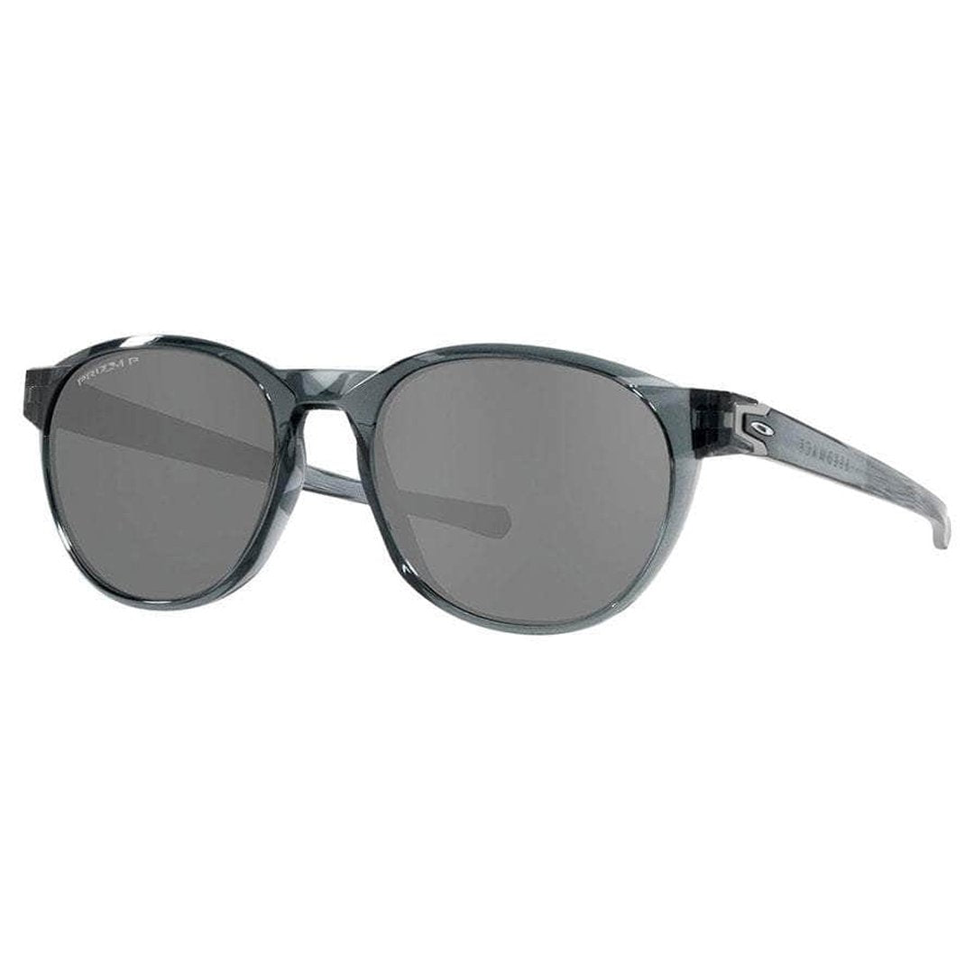 Oakley Reedmace Sunglasses (Crystal black with Prizm Black Polarised) S2AS