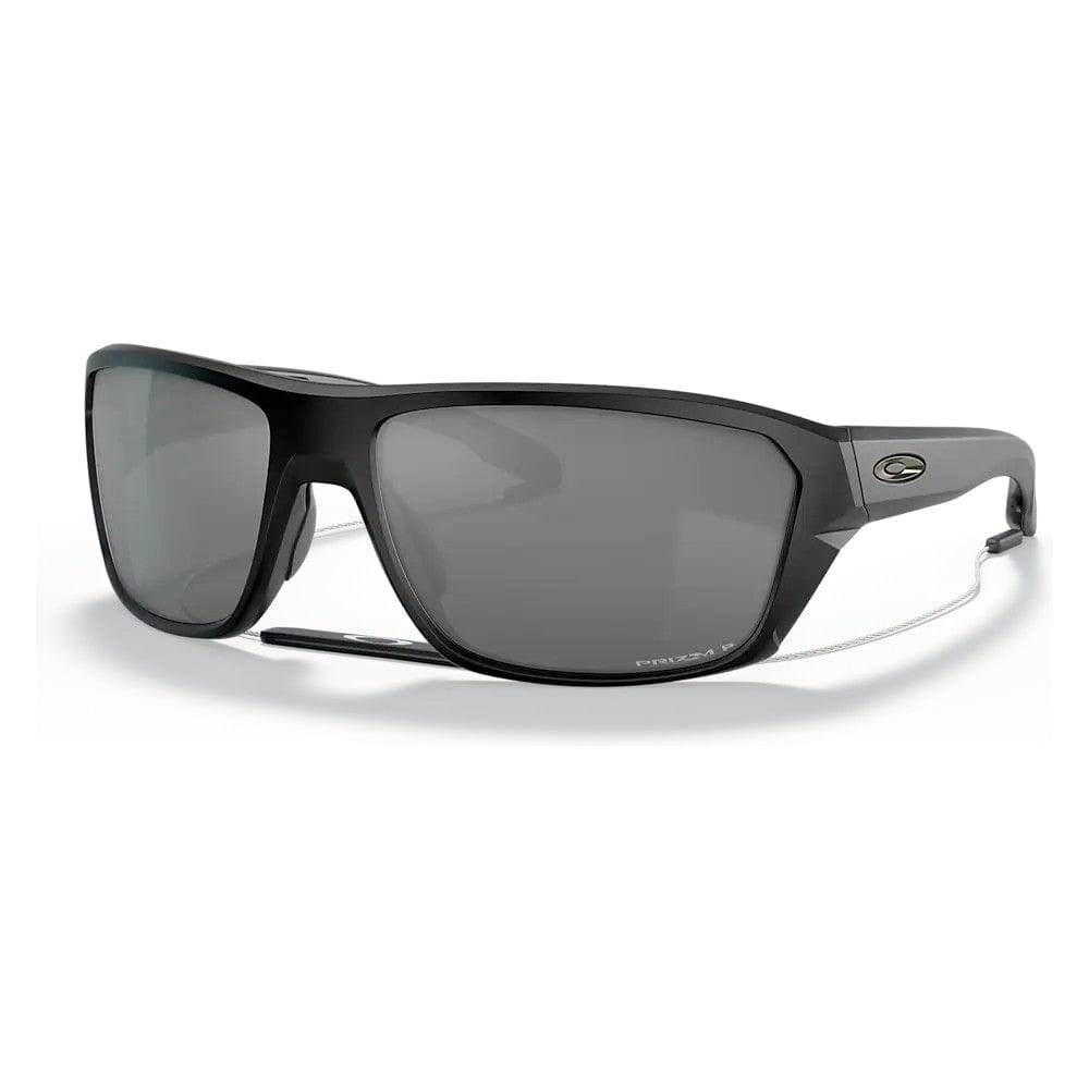 Oakley Split Shot Sunglasses Matte Black With Prizm Black Polarized S2AS