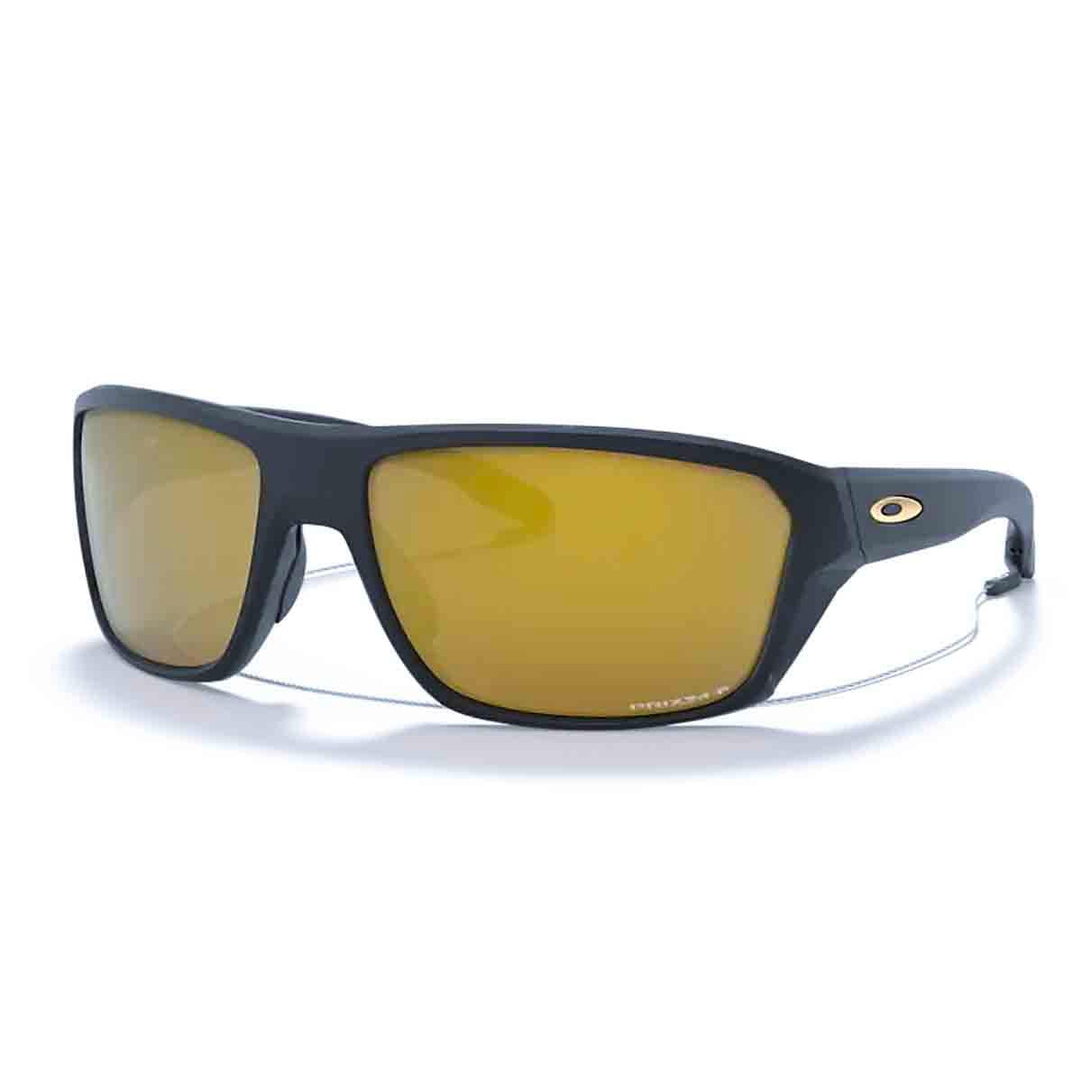 Oakley Split Shot Sunglasses (Matte Black With Prizm Deep 24K Polarized) S2AS