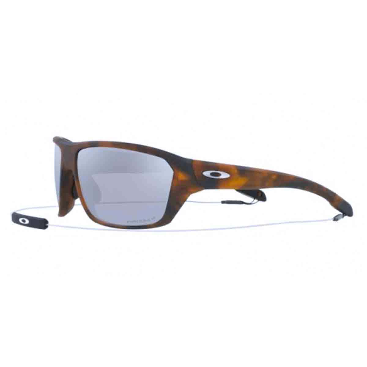 Oakley Split Shot Sunglasses (Matte Brown Tortoise with Prizm Black Polarized) S2AS