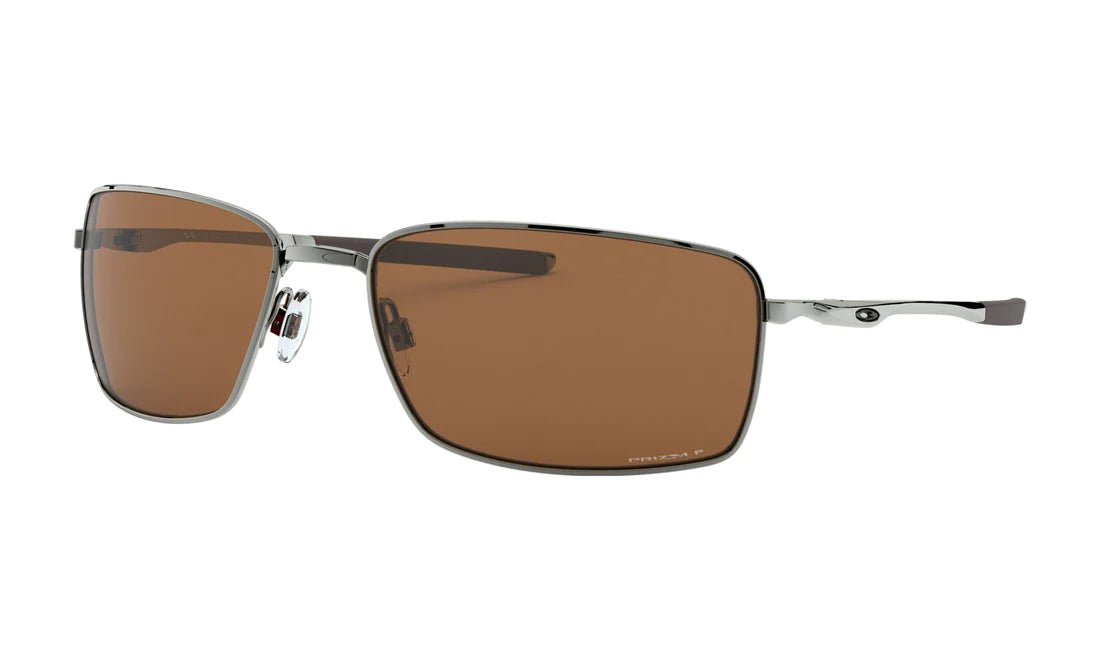 Oakley Square Wire Sunglasses (Tungsten with Tungsten Iridium Polarised) S2AS