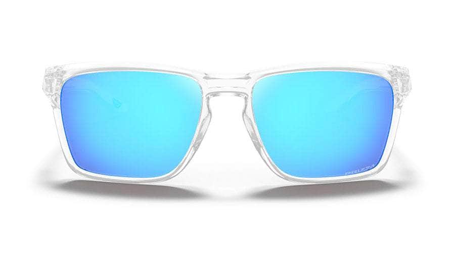 Oakley Sylas Sunglasses (Polished Clear with Prizm Sapphire) S2AS