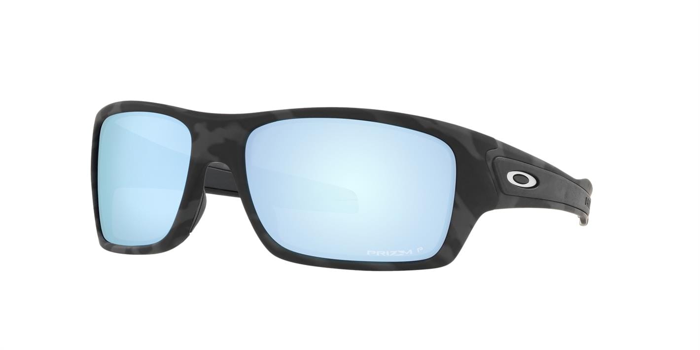 Oakley Turbine Sunglasses (Matt Black Camo with Prizm deep H20 Polarised) S2AS