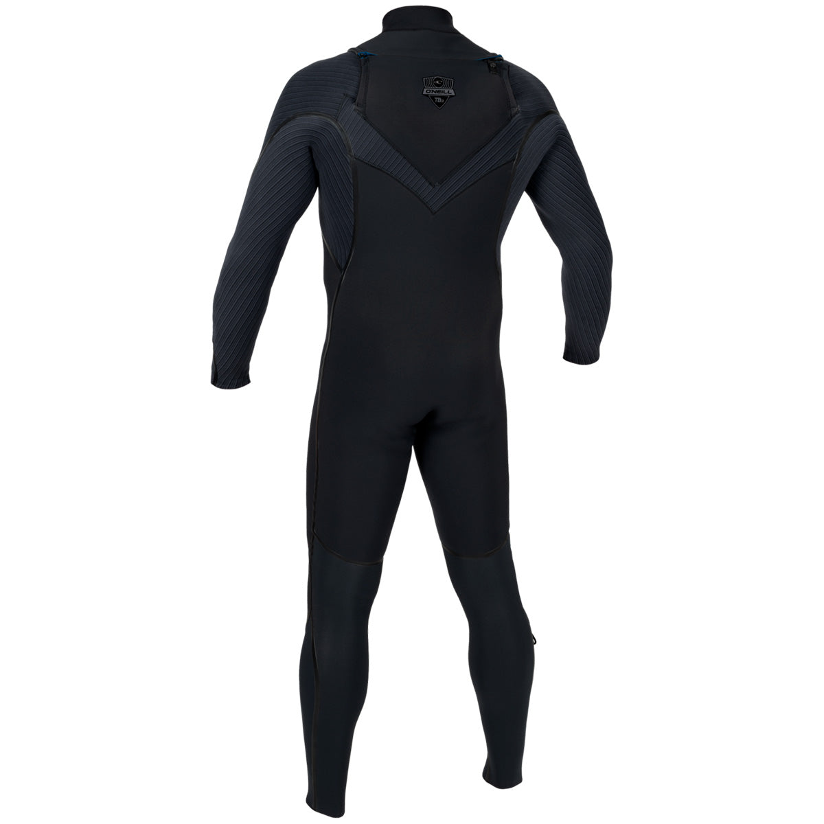 O'Neill Mutant II 4/3+ Chest Zip Hooded Wetsuit Black – Back