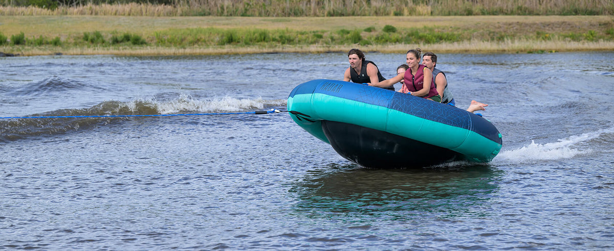 2027 Radar Orbit 4 Person Towable Tube - Teal / Blue
