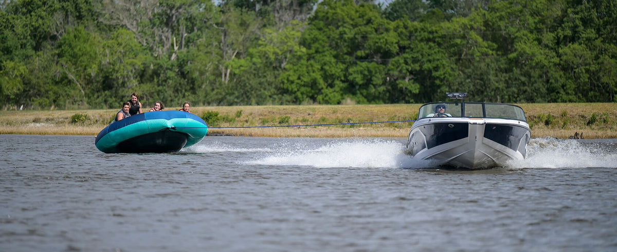 2027 Radar Orbit 4 Person Towable Tube - Teal / Blue