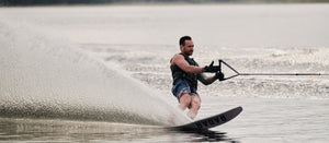 2027 Radar Union Slalom Waterski - Black / Race Red