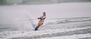 2027 Radar Lyric Alloy Women's Slalom Waterski - Recycled White / Violet