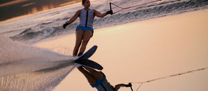 2027 Radar Lyric Alloy Women's Slalom Waterski - Recycled White / Violet